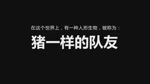 实在是受够了猪队友了,总结了一点经验,教育教育猪,大神就随便看看.