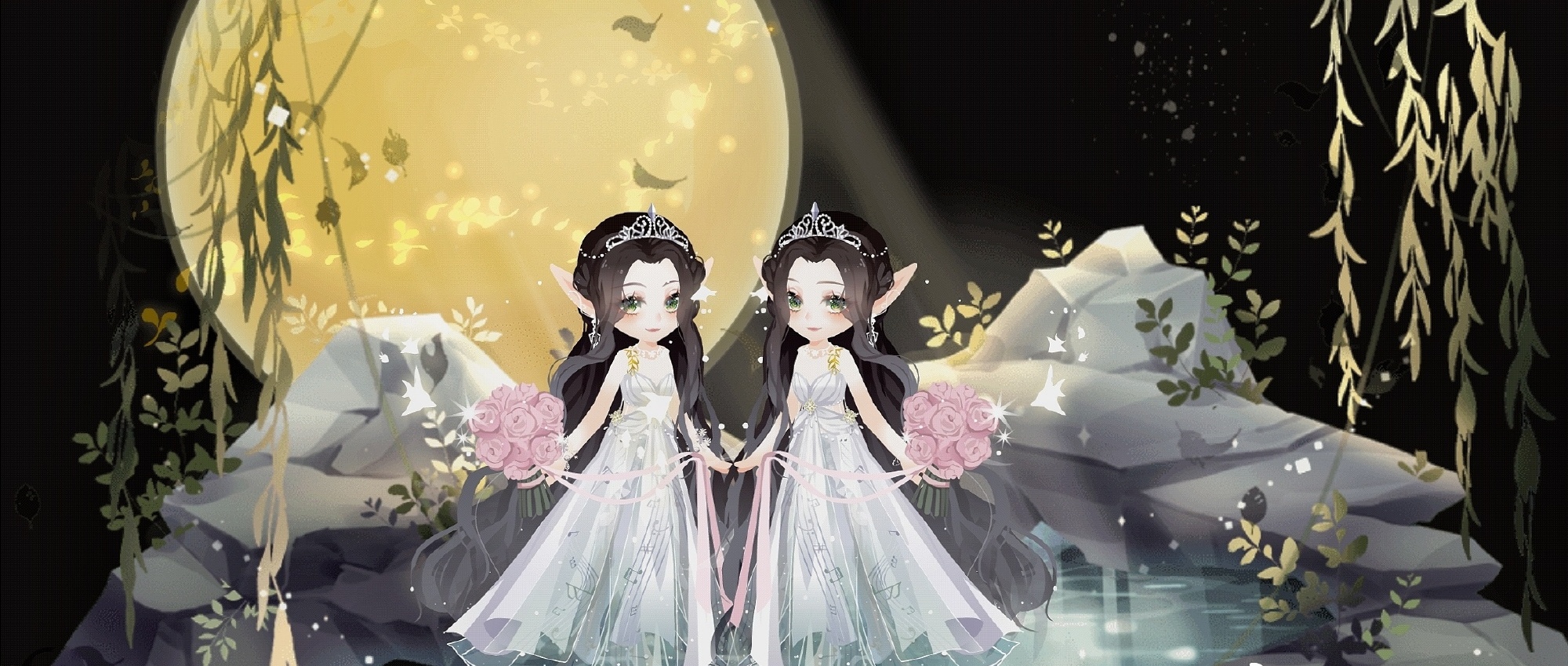 并蒂莲,双生花